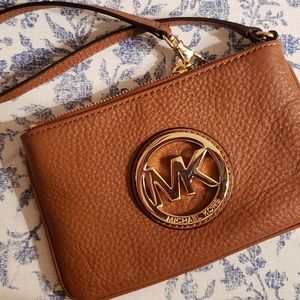 Michael Kora Leather Wristlet